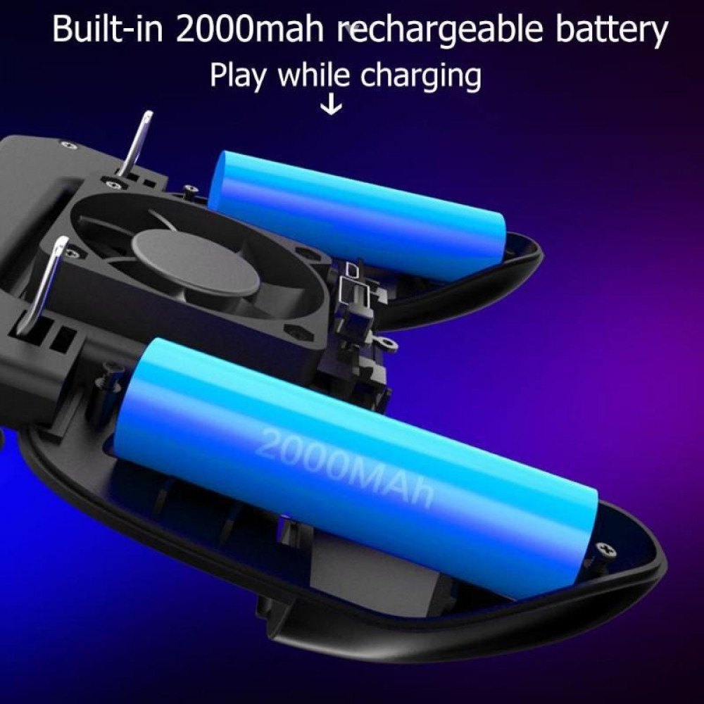 يد تحكم ألعاب مع مروحة تبريد وبنك طاقة - الصورة 7