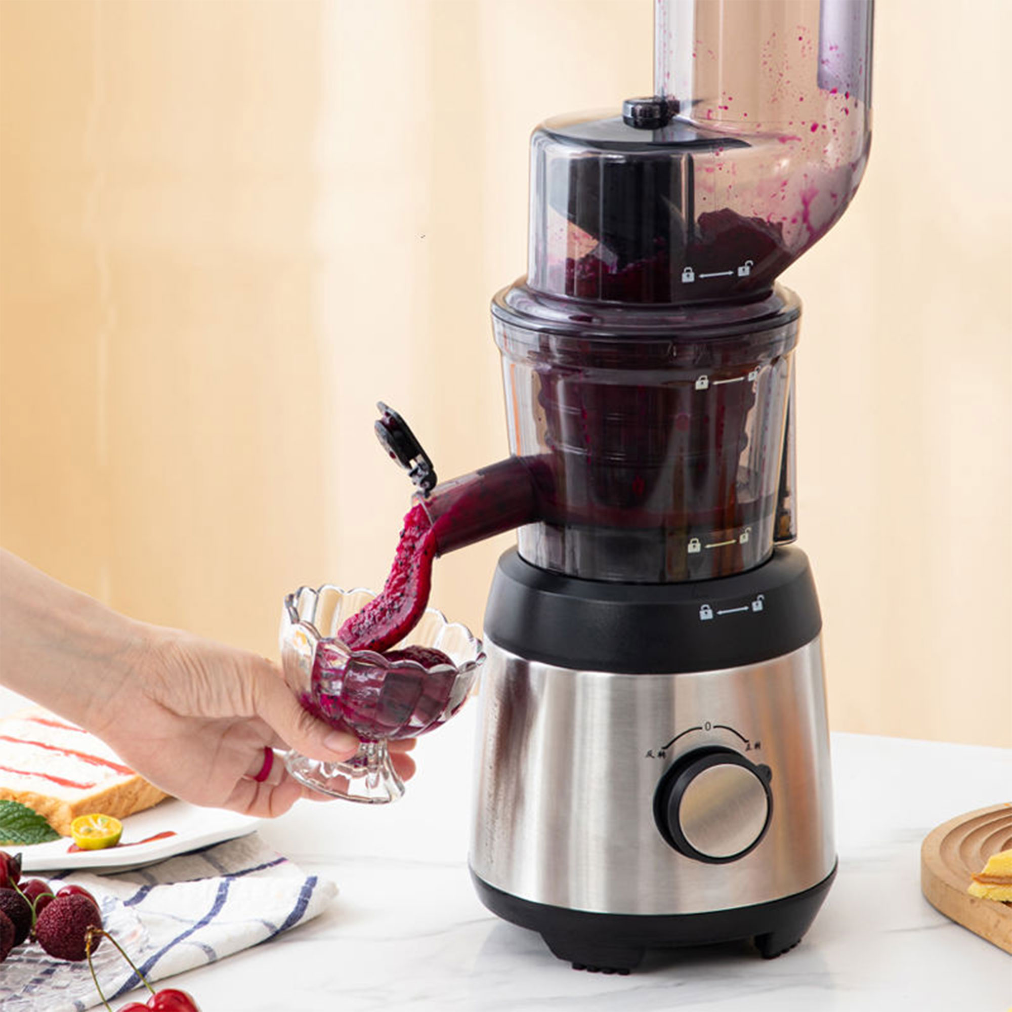 عصاره و صانعه ايس كريم  و عصاره برتقال الحديثة بضمان عامين - الصورة 5