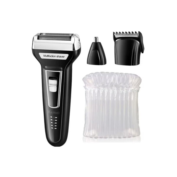 ⁦Kemei 3-in-1 Grooming Machine with Bonus Gift – KM-6558⁩ - الصورة ⁦2⁩