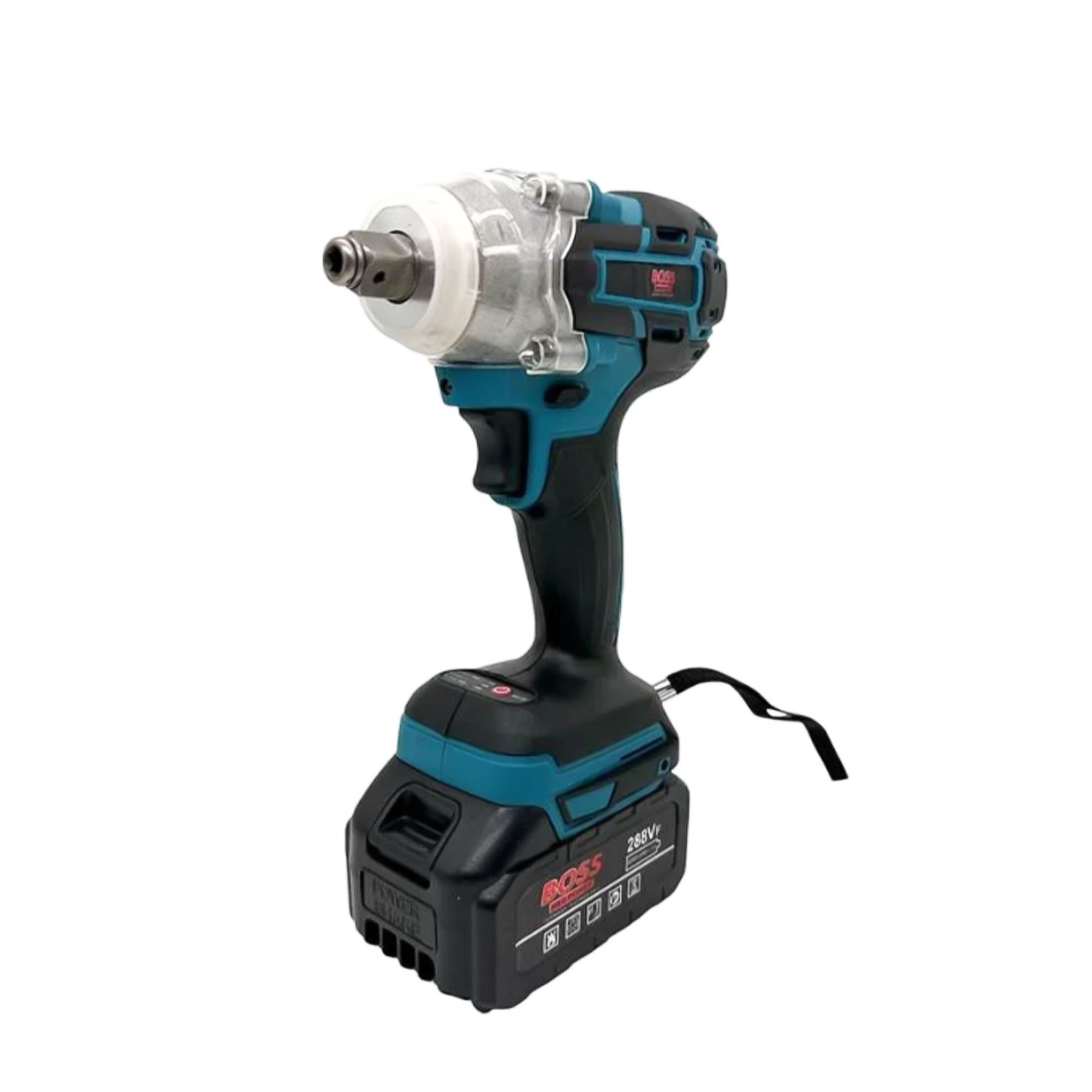 دريل مفك براغي لا سلكي BOSS بقوة 350  مع بطاريتين ليثيوم وشنطة عدة متكاملة - الصورة 2