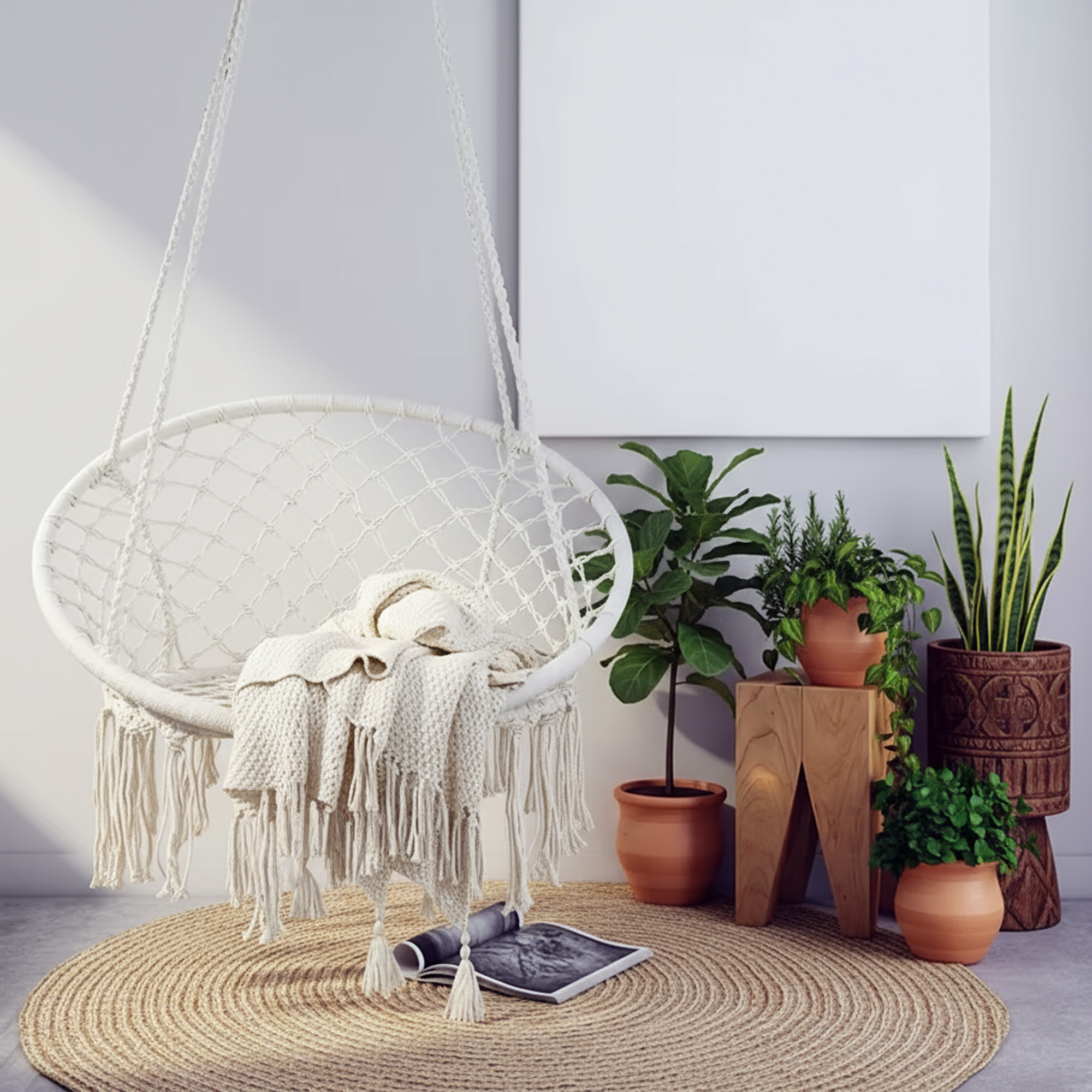 كرسي أرجوحة دائري معلق يتحمل اكثر من ١٢٠ كيلو - الصورة 2