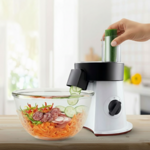 قطاعة كهربائية ومحضّرة سلطة متعددة الاستخدامات بقدرة 200 واط 5 شفرات ستانلس ستيل